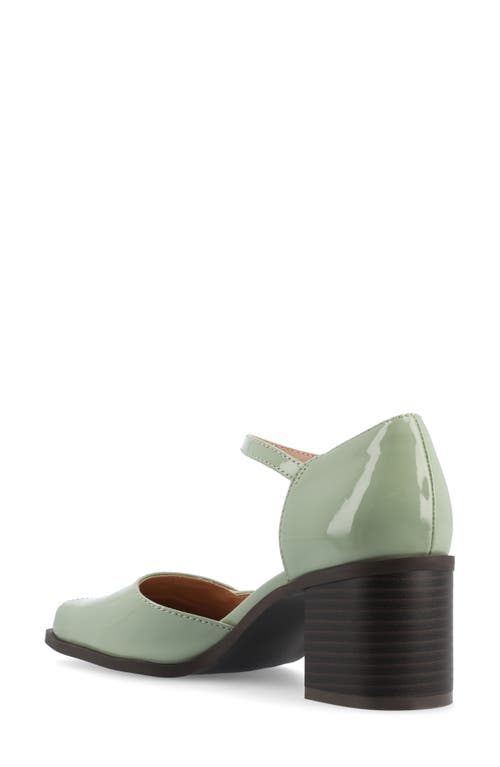 JOURNEE COLLECTION JOURNEE COLLECTION EVANGELINE BLOCK HEEL PUMP 