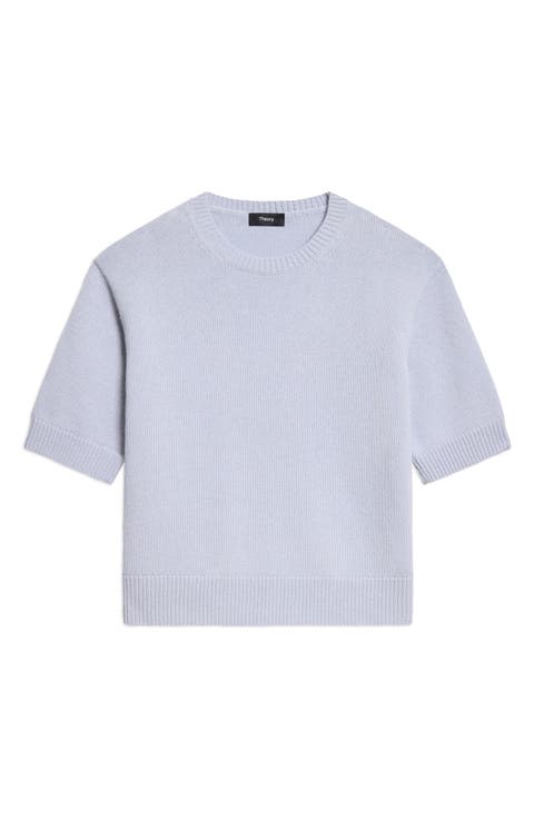 Short Sleeve Cashmere Sweater
