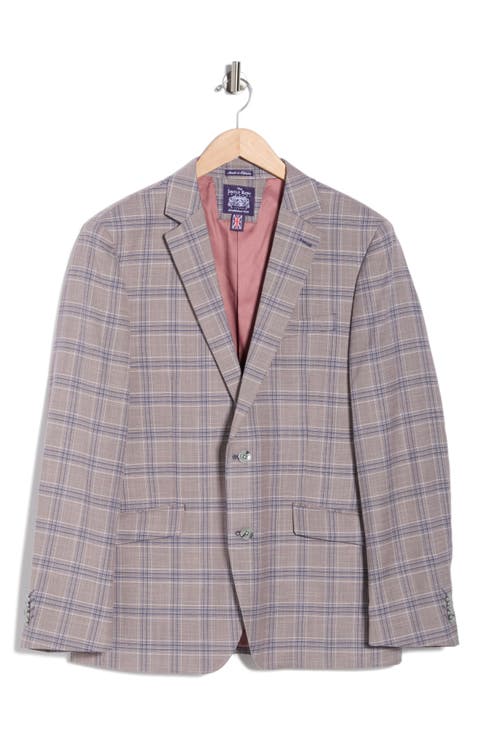 Plaid Sport Coat (Regular, Short & Long)