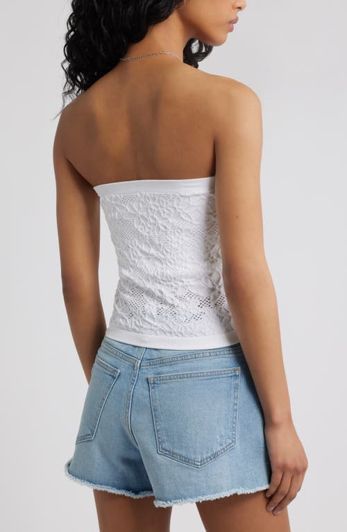 Bp. Textured Floral Tube Top