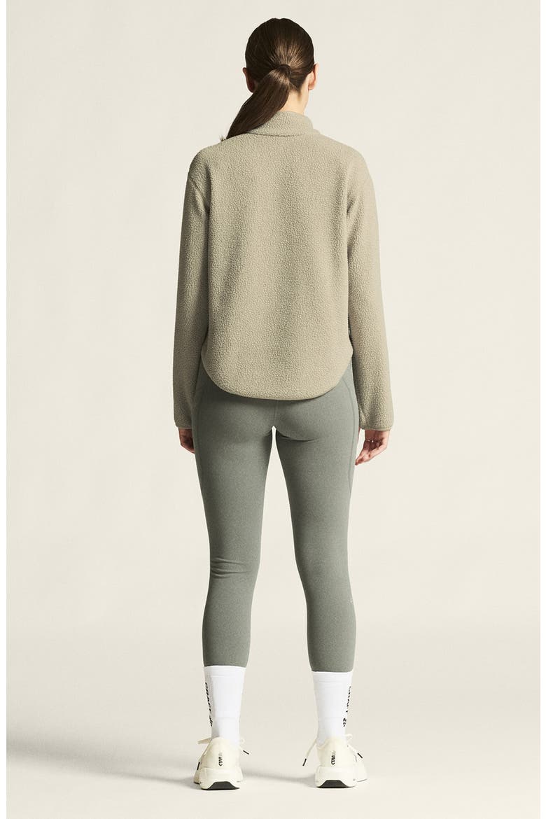 Join High Pile Fleece Half Zip Pullover, Alternate, color, HAY