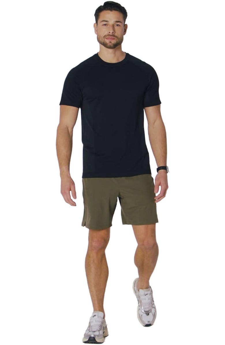 Fabletics Men's The Training Day Tee, Alternate, color, Black