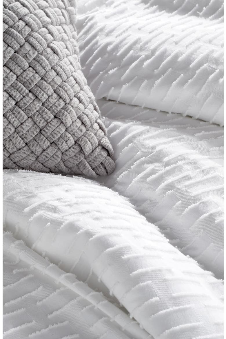 Refresh Cotton Duvet Cover, Alternate, color, WHITE