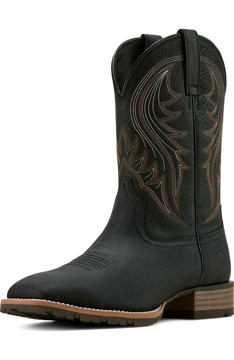 Ariat Hybrid Rancher Cowboy Boot, Alternate, color, Jasper Black