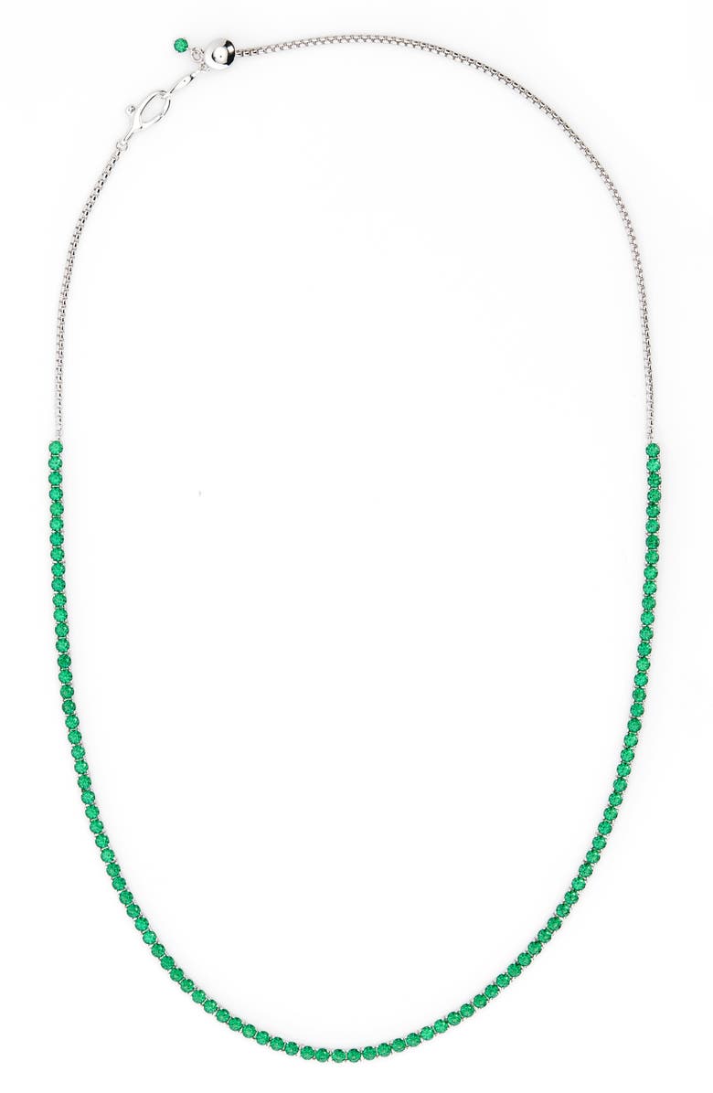 Nadri Love All CZ Tennis Slider Neckalce, Alternate, color,