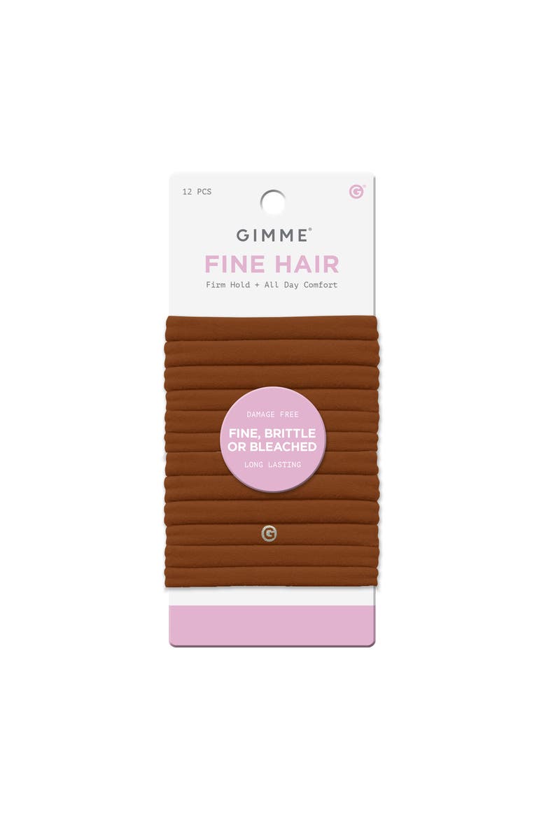 Fine Fit Hair Bands, Main, color, Red