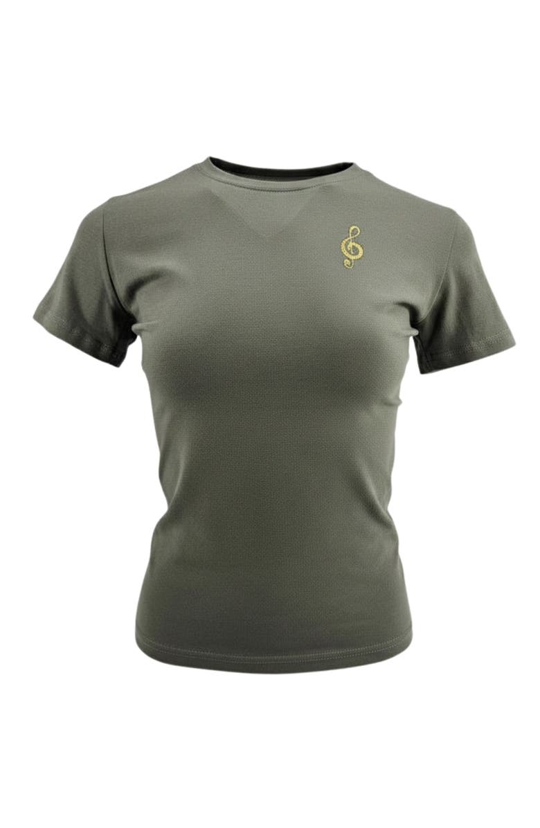 Madison Maison Music Is The Answer T-Shirt, Main, color, Khaki