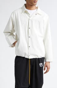 Rhude Logo Appliqué Coach's Jacket