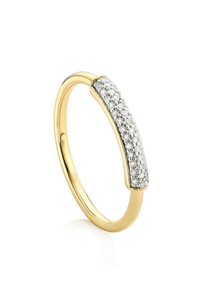 Stellar Diamond Band Ring, Main, color, GOLD