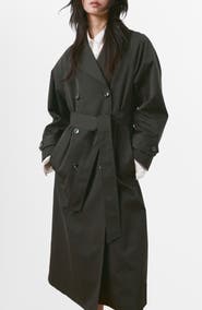 MANGO Angela Belted Trench Coat