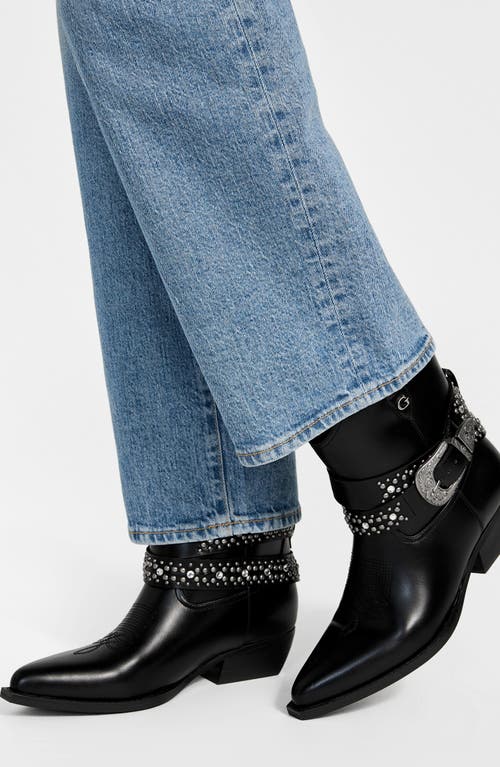 Guess Lansly Western Boot In Black