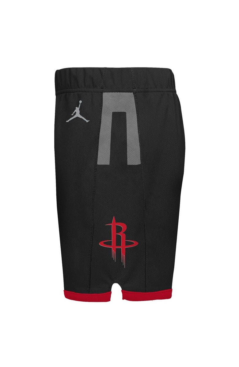 Jordan Brand Preschool Jordan Brand Black Houston Rockets Statement Edition Replica Shorts, Alternate, color,