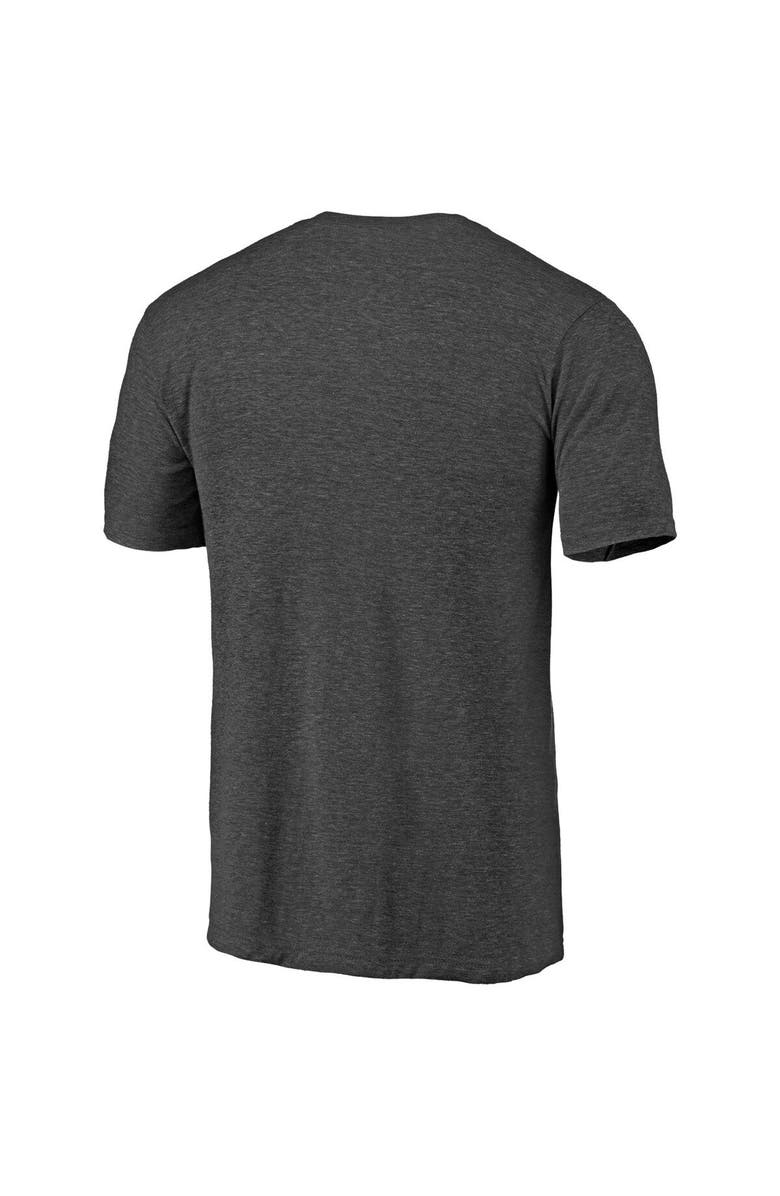FANATICS Men's Fanatics Branded Heathered Charcoal Florida Marlins Cooperstown Collection True Classics Tri-Blend T-Shirt, Alternate, color, 
