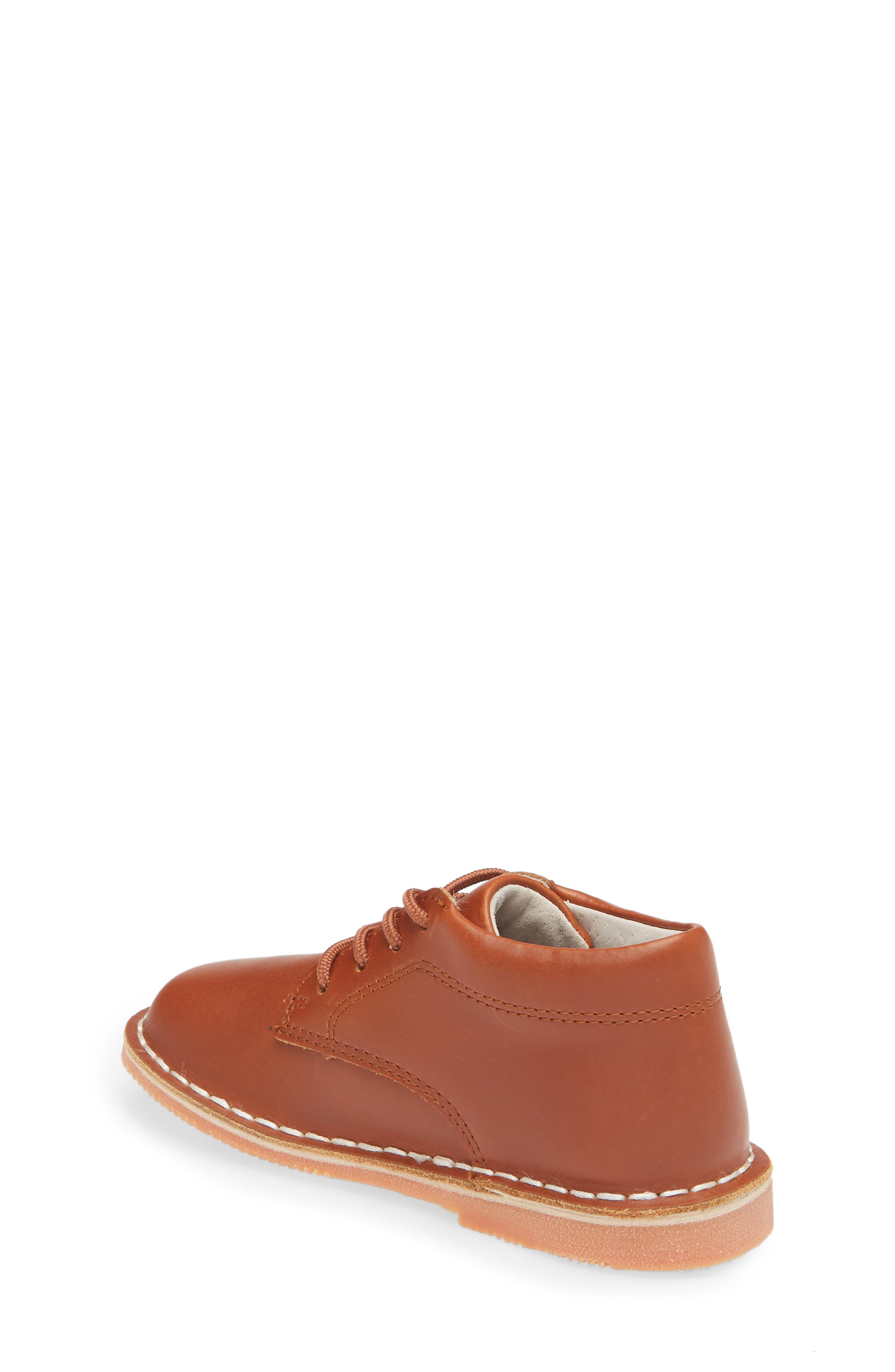 L
AMOUR Tuck Lace-Up Shoe, Alternate, color, Cognac
