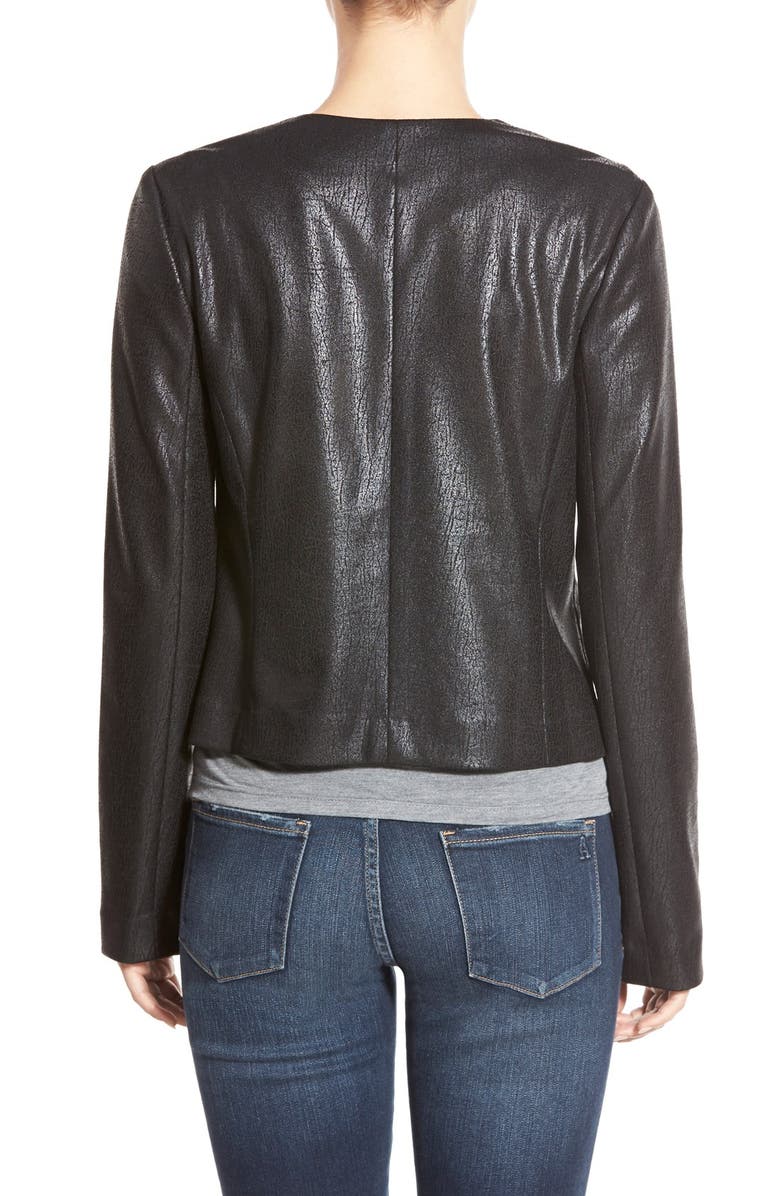 Frenchi Foiled Blazer, Alternate, color,