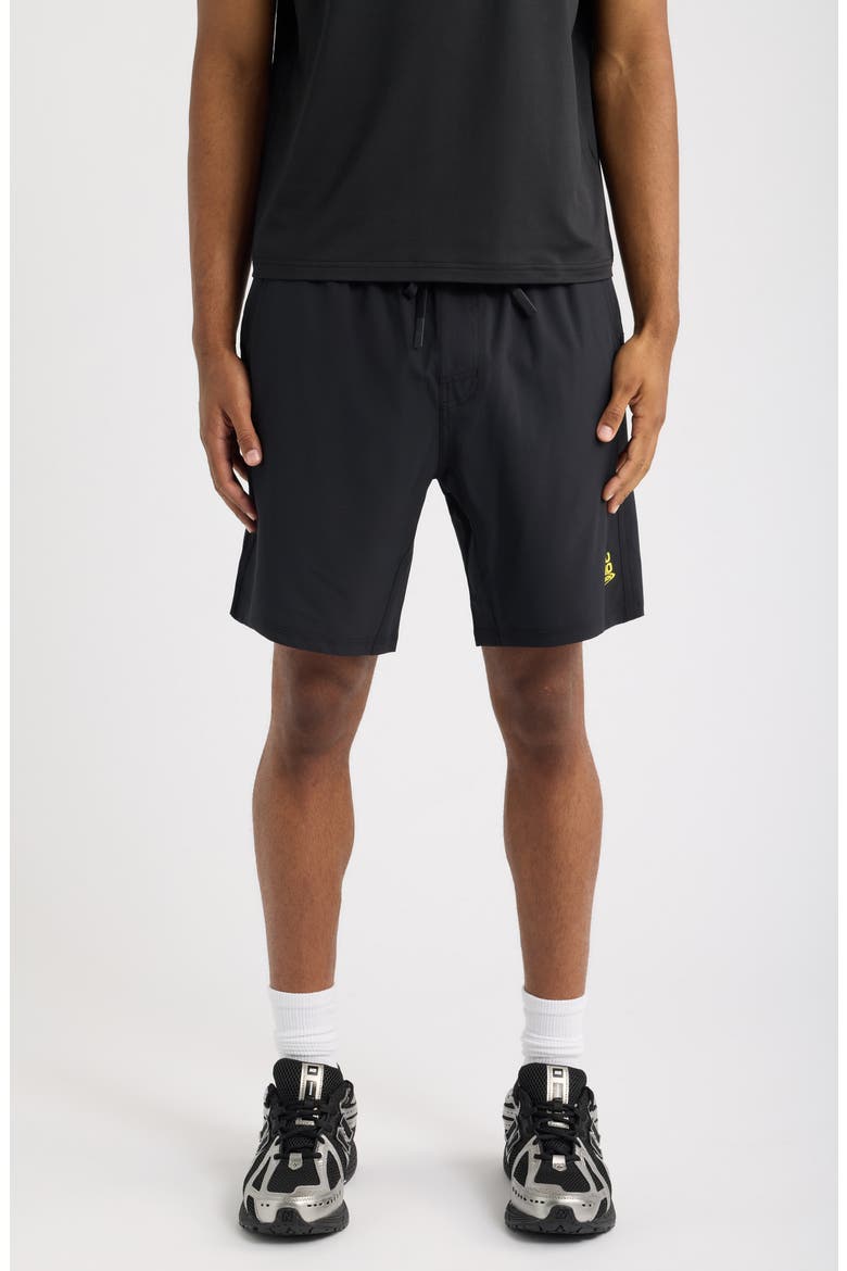 Surf Division Tech Shorts, Main, color, BLACK