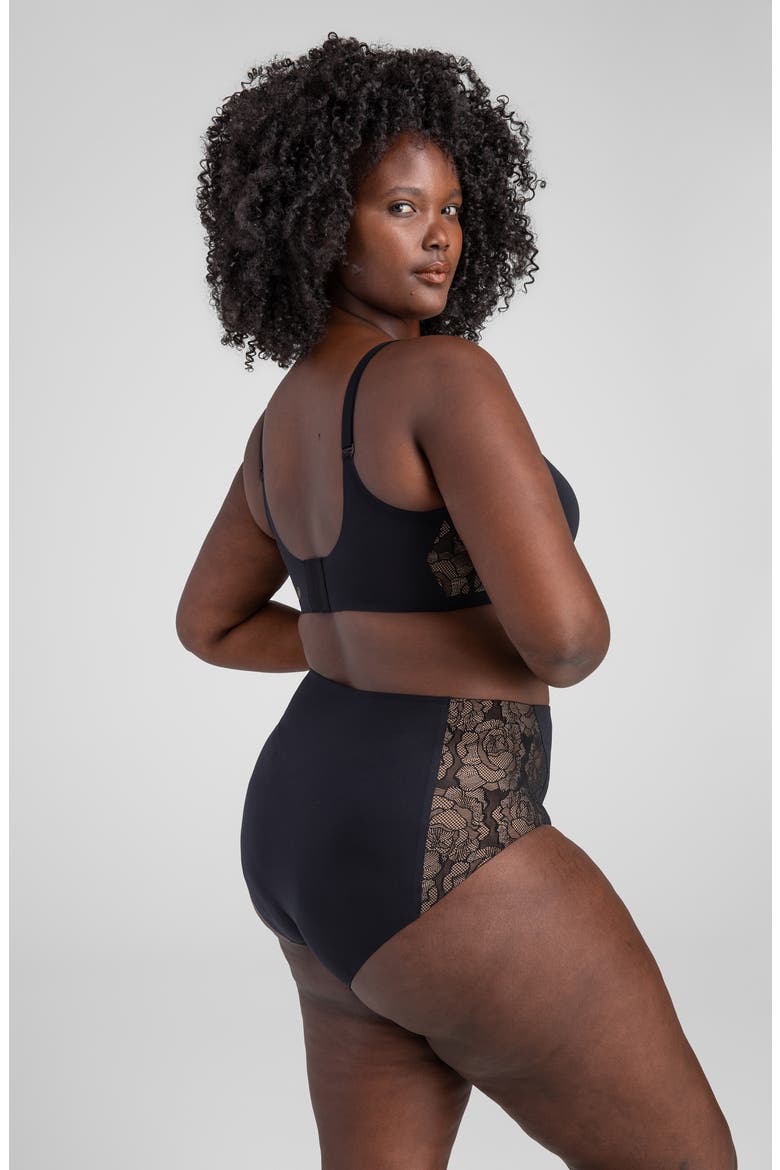 Lace CrossOver Briefs, Alternate, color, RUNWAY