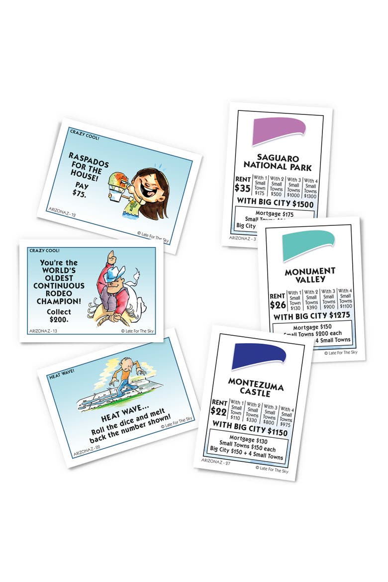 Arizona Opoly Board Game, Alternate, color, Multicolored