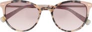 Ted Baker 52mm Round Sunglasses