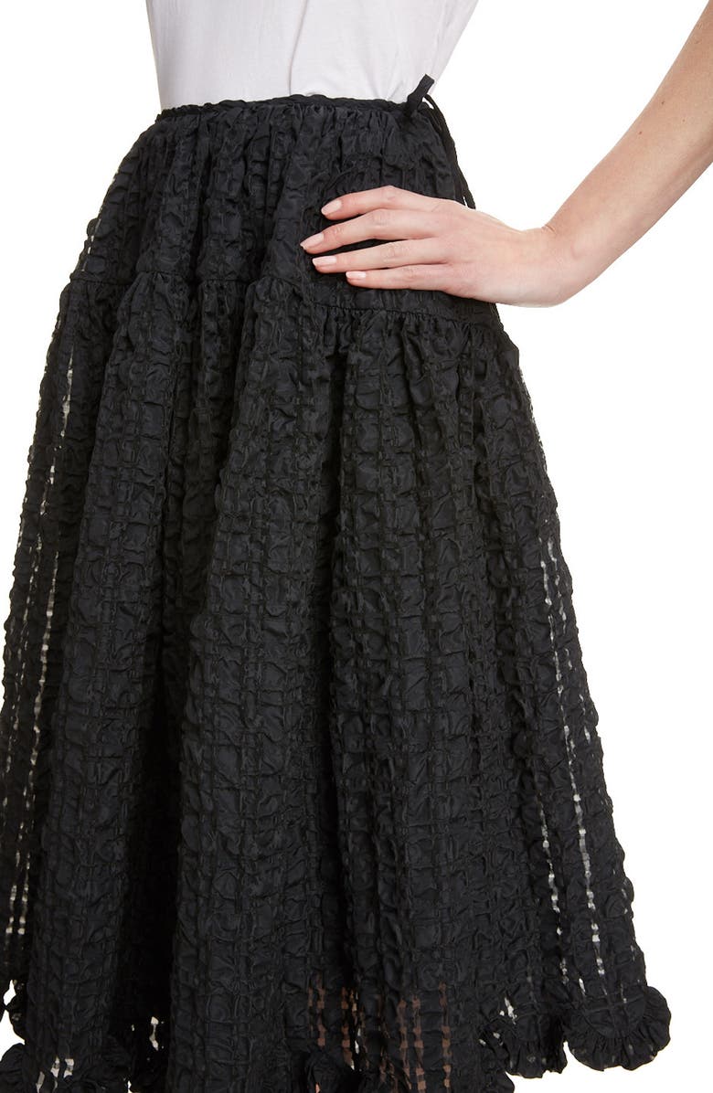 Cecilie Bahnsen Kasumi Seersucker Skirt, Alternate, color, 