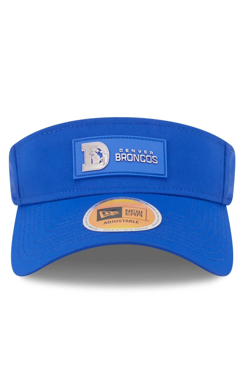 New Era Men's New Era Royal Denver Broncos 2025 Sideline Throwback Visor, Alternate, color, Royal