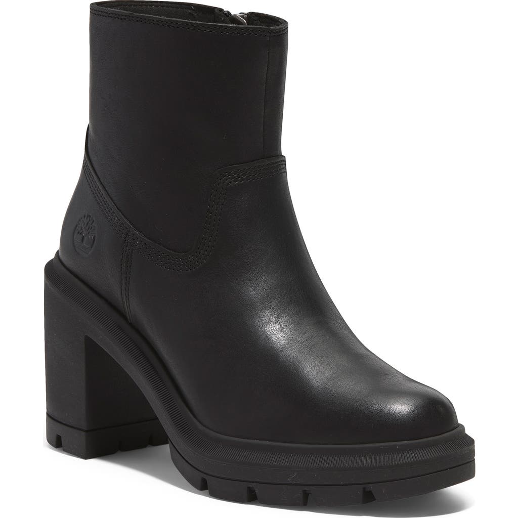 Shop Timberland Allington Heights Bootie In Black Full Grain