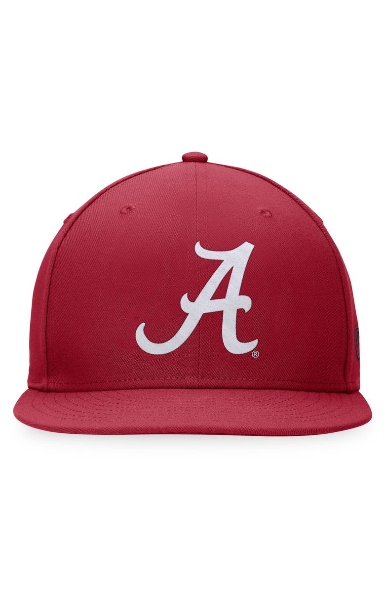 TOP OF THE WORLD Men's Top of the World Crimson Alabama Crimson Tide Fitted Hat, Alternate, color, 