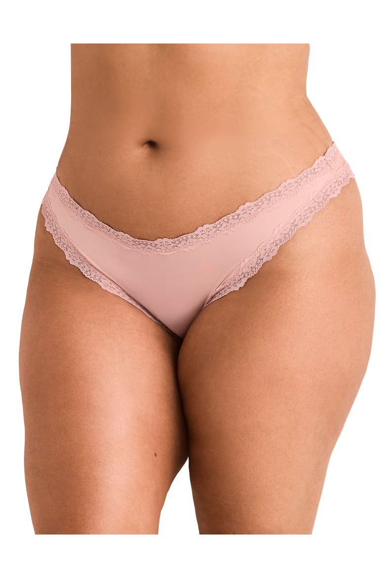 Siena High Cut Panties, Main, color, Medium beige