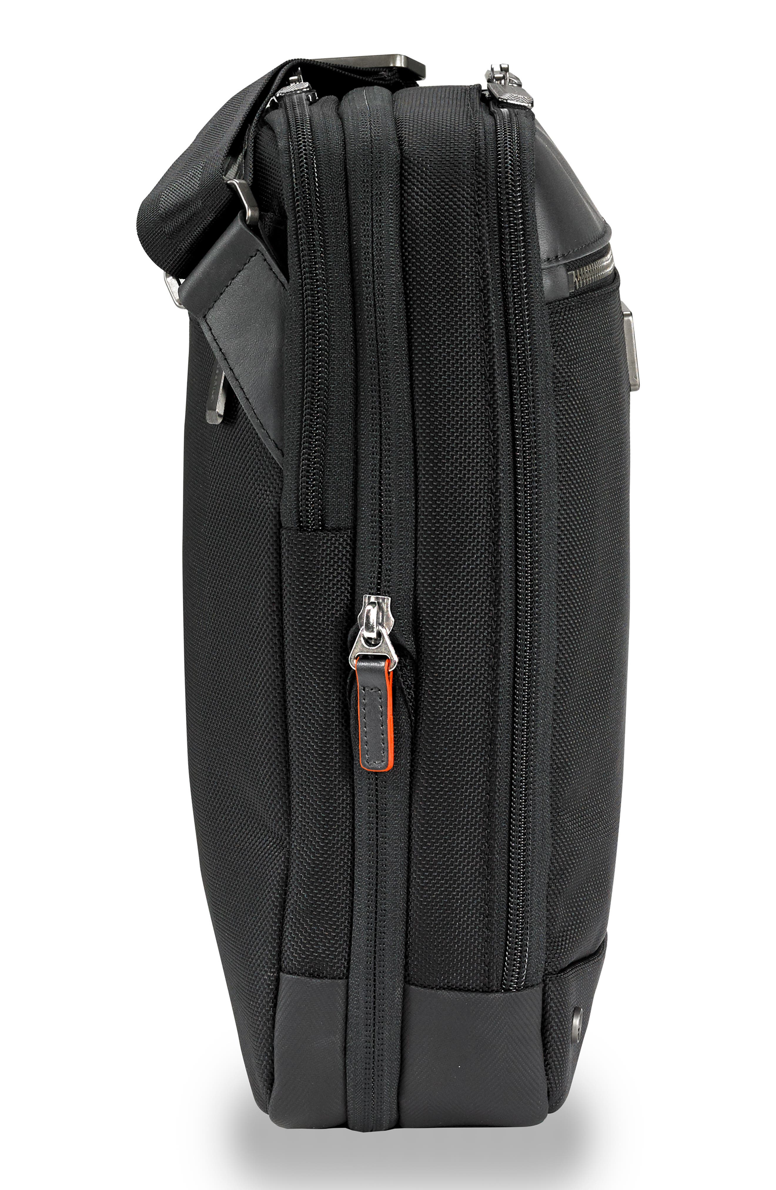 Briggs & Riley @work Expandable Ballistic Nylon Crossbody Bag with RFID Pocket, Alternate, color, 