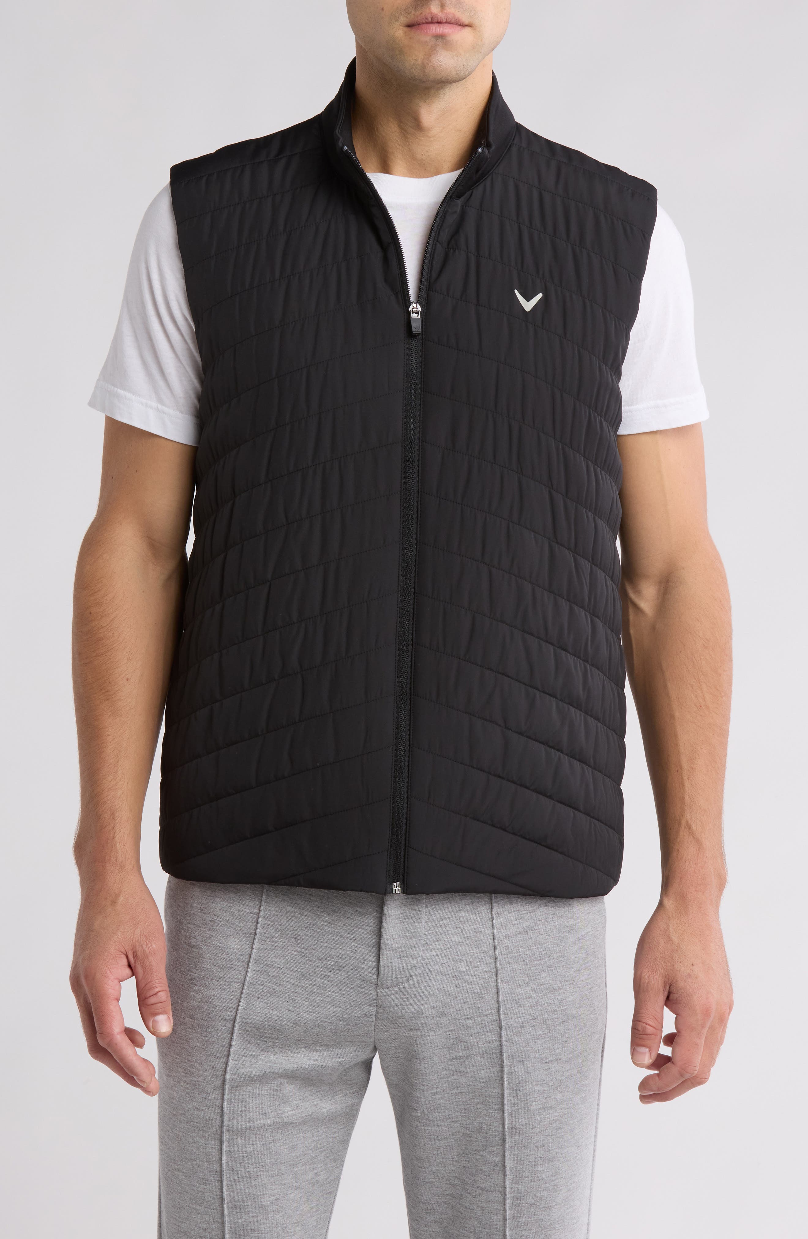 Callaway Golf® Chevron Quilted Puffer Vest
