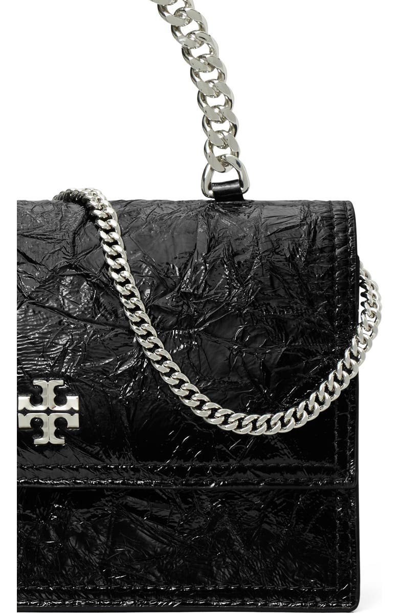 Tory Burch Mini Kira Deconstructed Leather Top Handle Bag, Alternate, color,