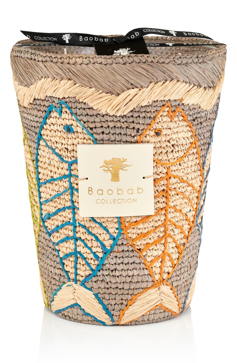 Baobab Collection Vezo Glass Candle, Main, color, 