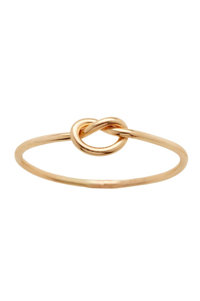 Knot Ring, Main, color, Gold Filled