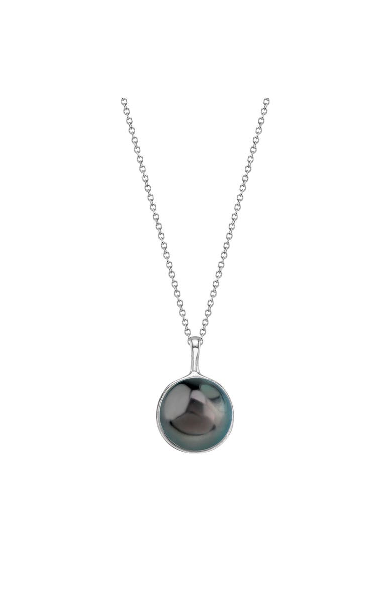 Tahitian South Sea Pearl Harriett Pendant, Main, color, White Gold
