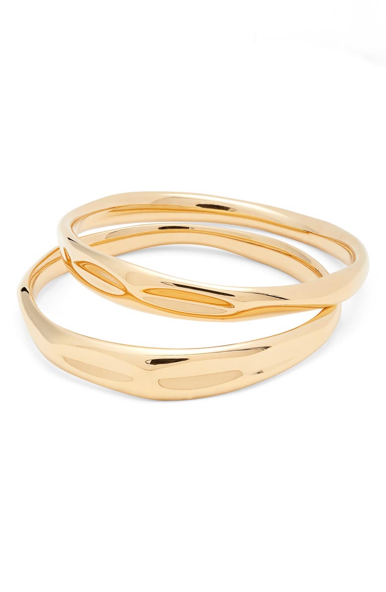 SOKO Bahari Set of 2 Bangles, Main, color, Gold