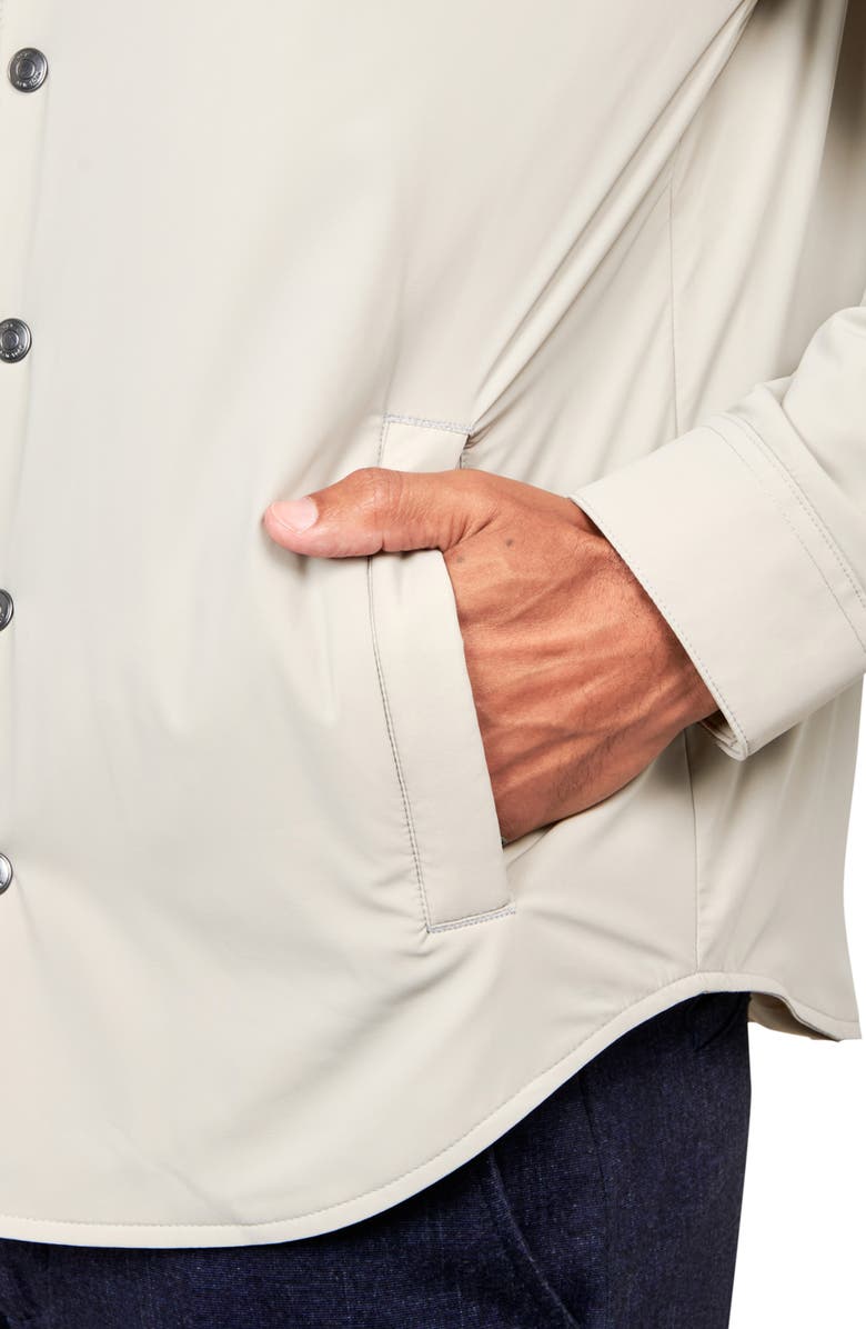 W.R.K Padded Shirt Jacket, Alternate, color, Stone