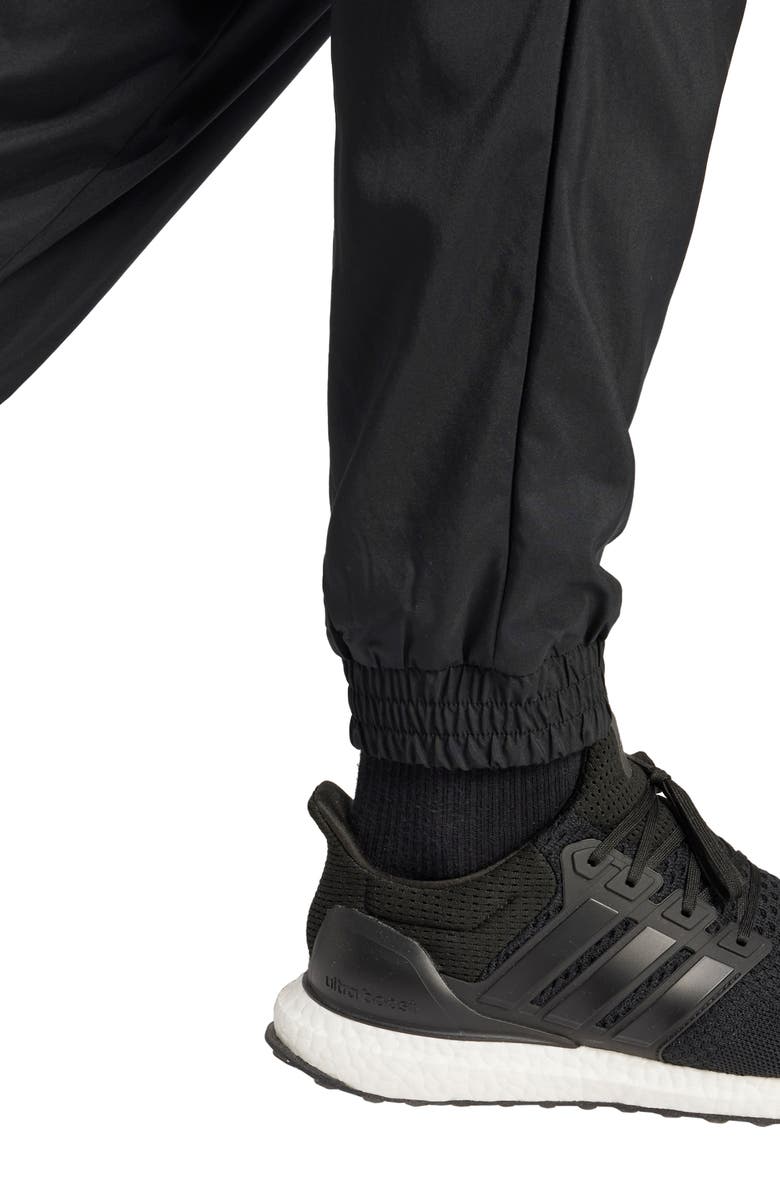 adidas Essentials Small Logo Standford Joggers, Alternate, color, Black/ White