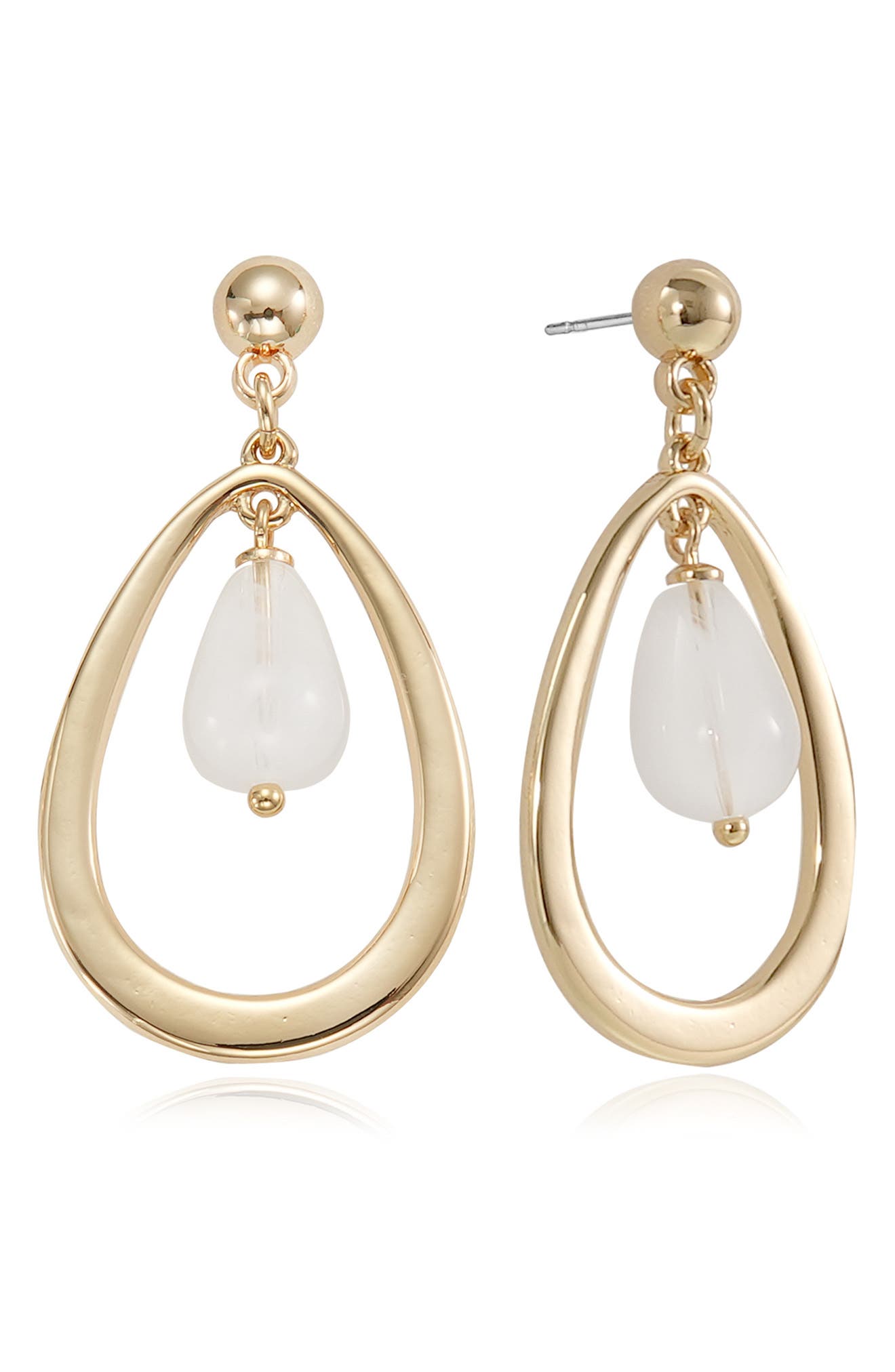 Ettika Stone Teardrop Earrings