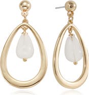 Ettika Stone Teardrop Earrings