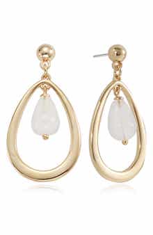 Ettika Stone Teardrop Earrings