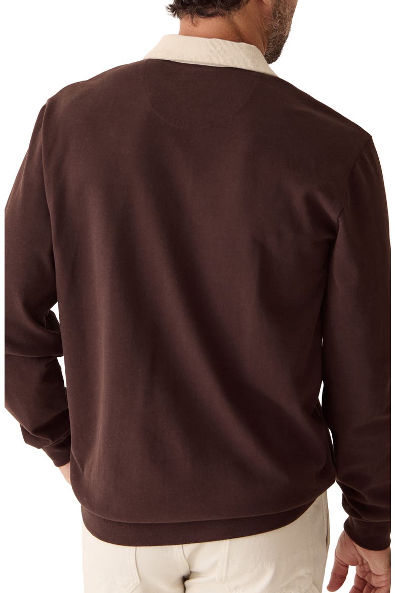 Organic Cotton Rugby Polo, Alternate, color, JAVA