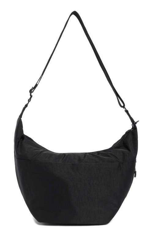 Beis Béis The Crescent Catchall Crossbody Bag In Black