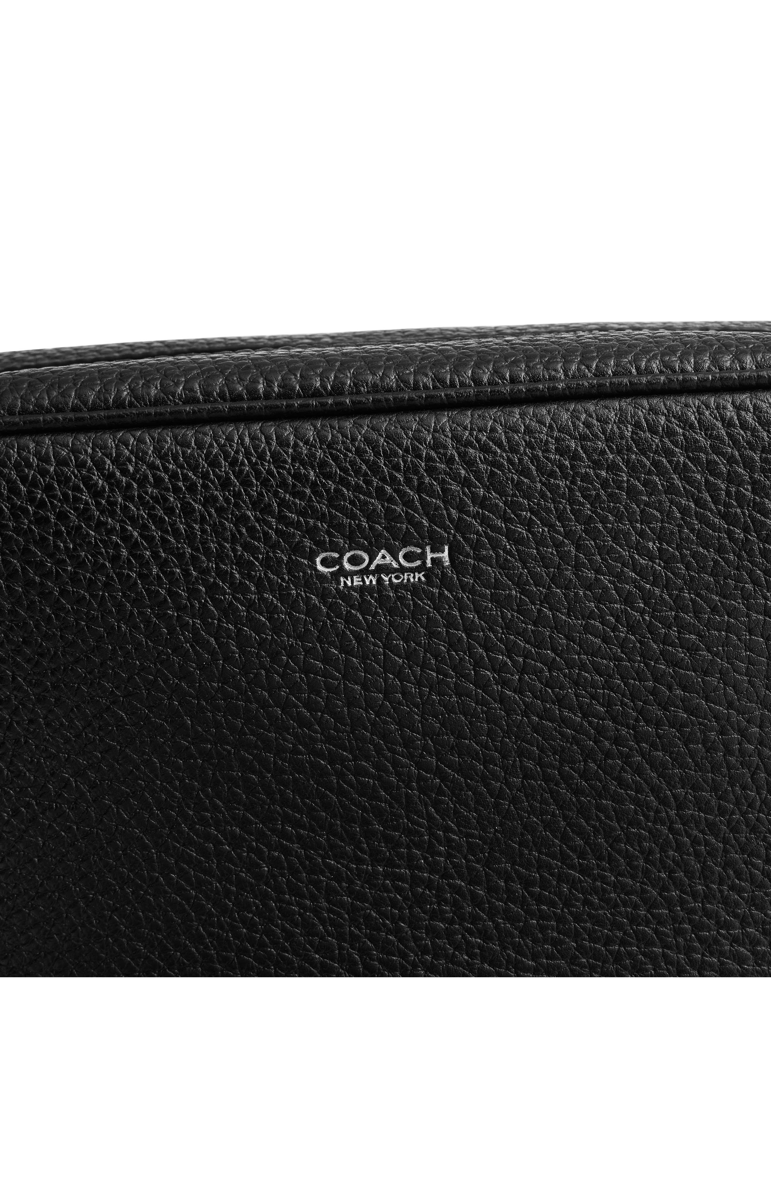 COACH Radio Pebble Leather Camera Bag, Alternate, color, 