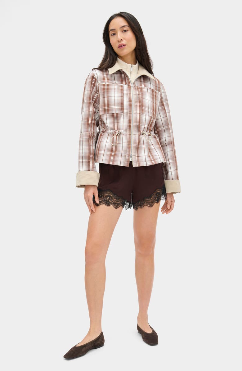 ALIGNE Mavis Reversible Jacket, Alternate, color, Check / Beige