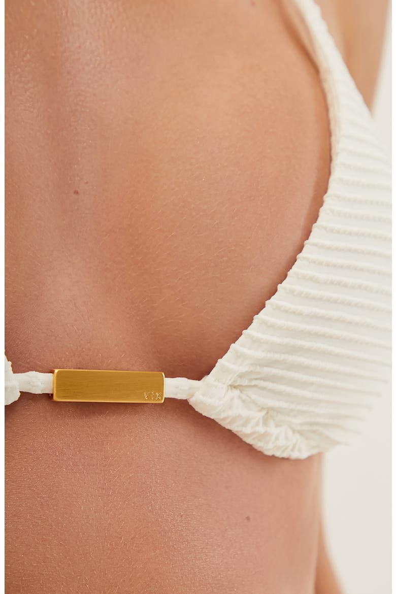 Triangle Bikini Top, Alternate, color, OFF WHITE