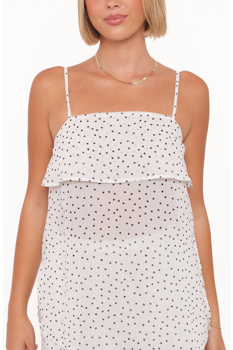 Hazel Cami & Pants Set, Alternate, color, CREAM POLKA DOT