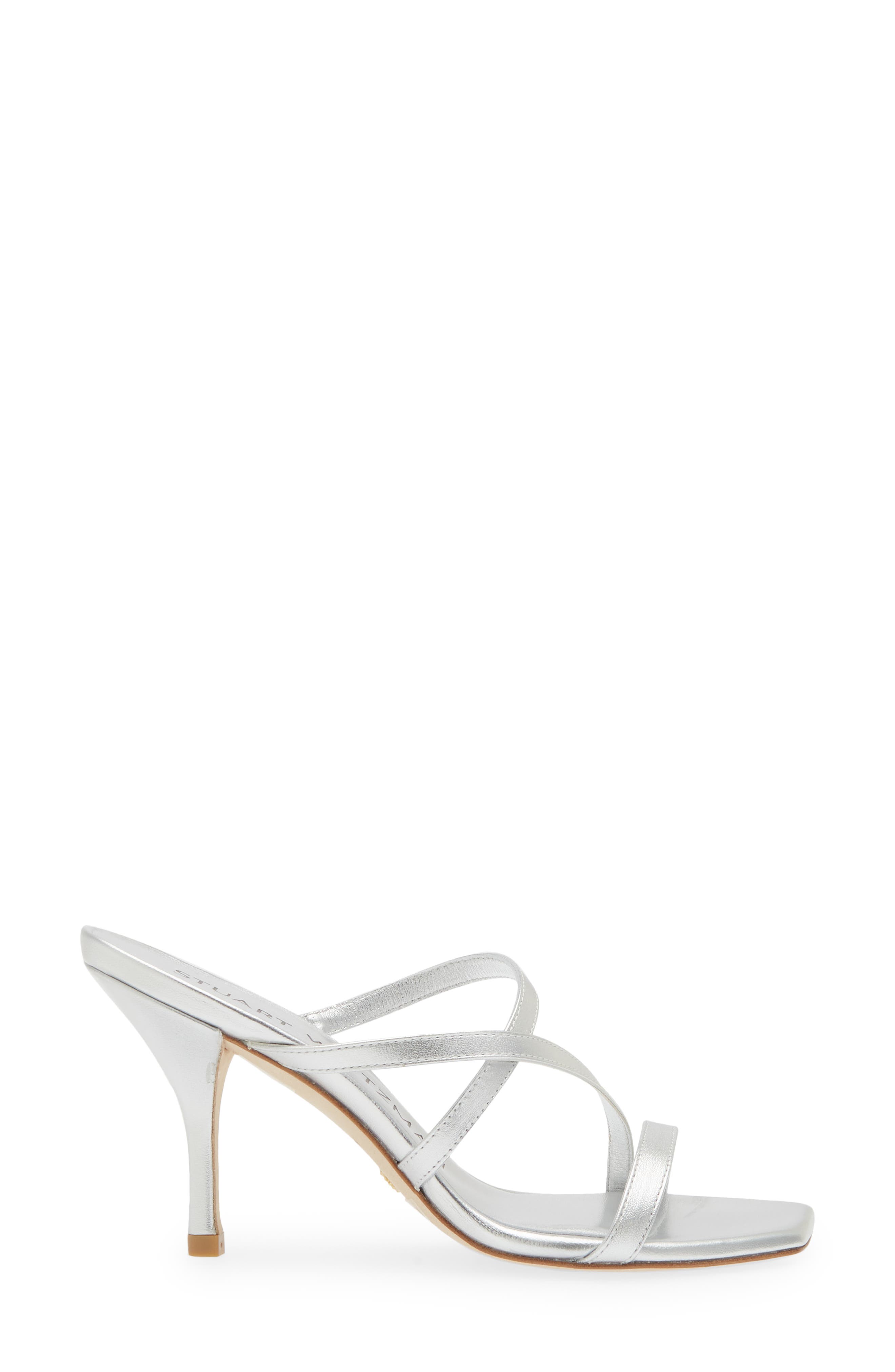 Stuart Weitzman Strapeze 85 Slide Sandal, Alternate, color, 