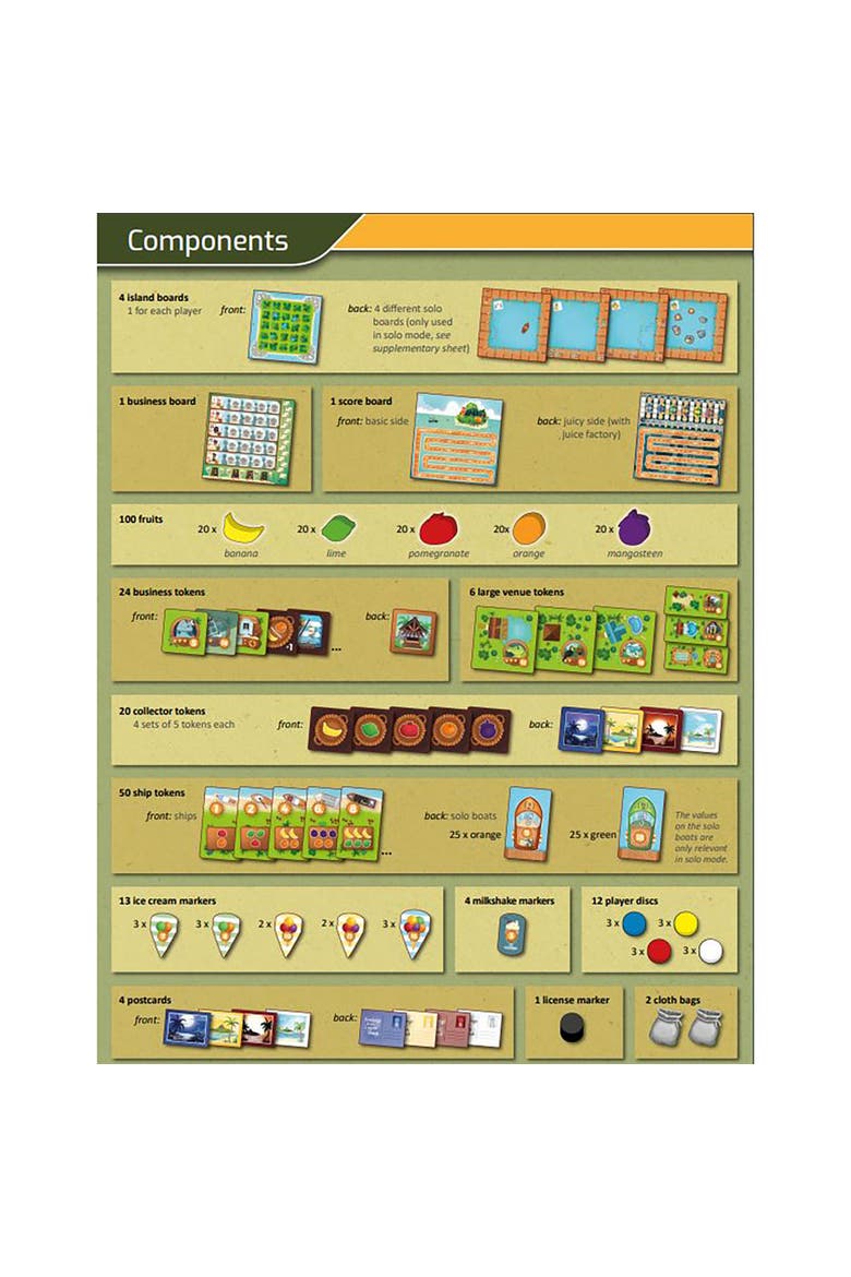 Juicy Fruits Strategy Board Game, Alternate, color, Multicolored