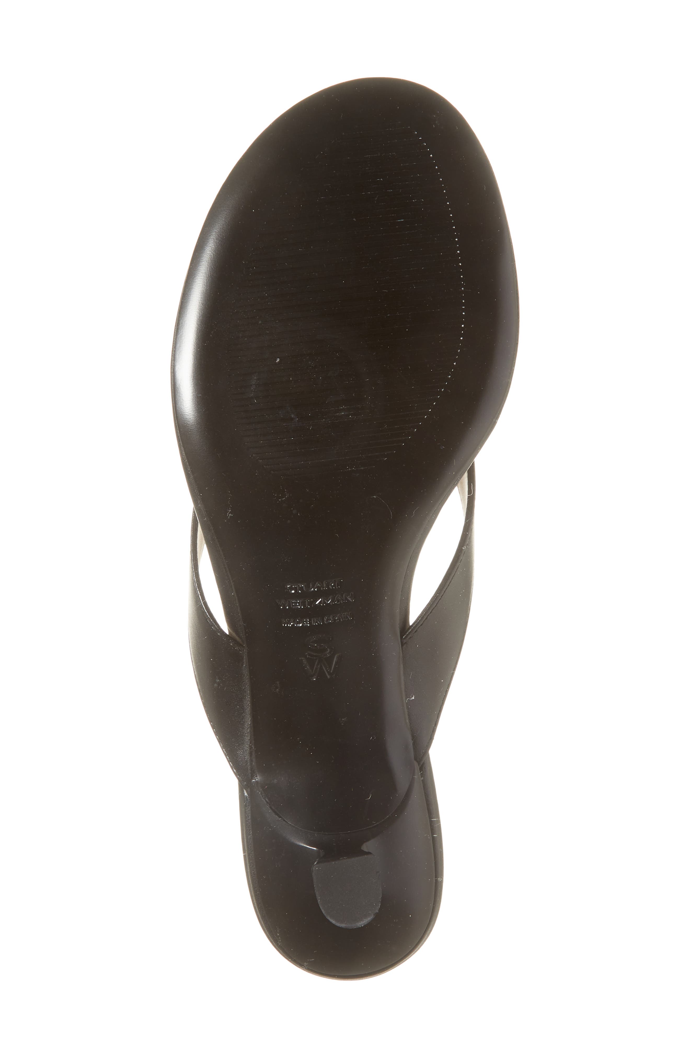 Stuart Weitzman Rio Kitten Heel Sandal, Alternate, color, Black