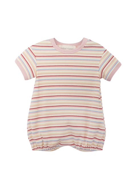 Sunset Sherbet Short Sleeve Romper (Baby)